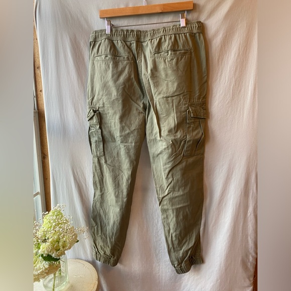 AERO Olive Green Joggers - Picture 2 of 6